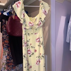 Yellow floral Dress from Nordstrom